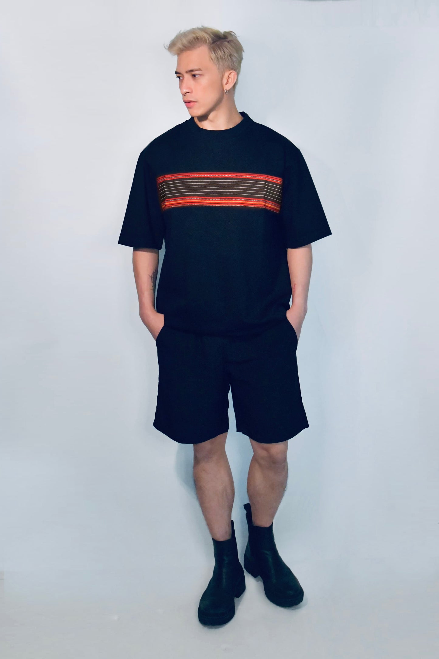 Everyday Edit Black | Red & Black Stripe