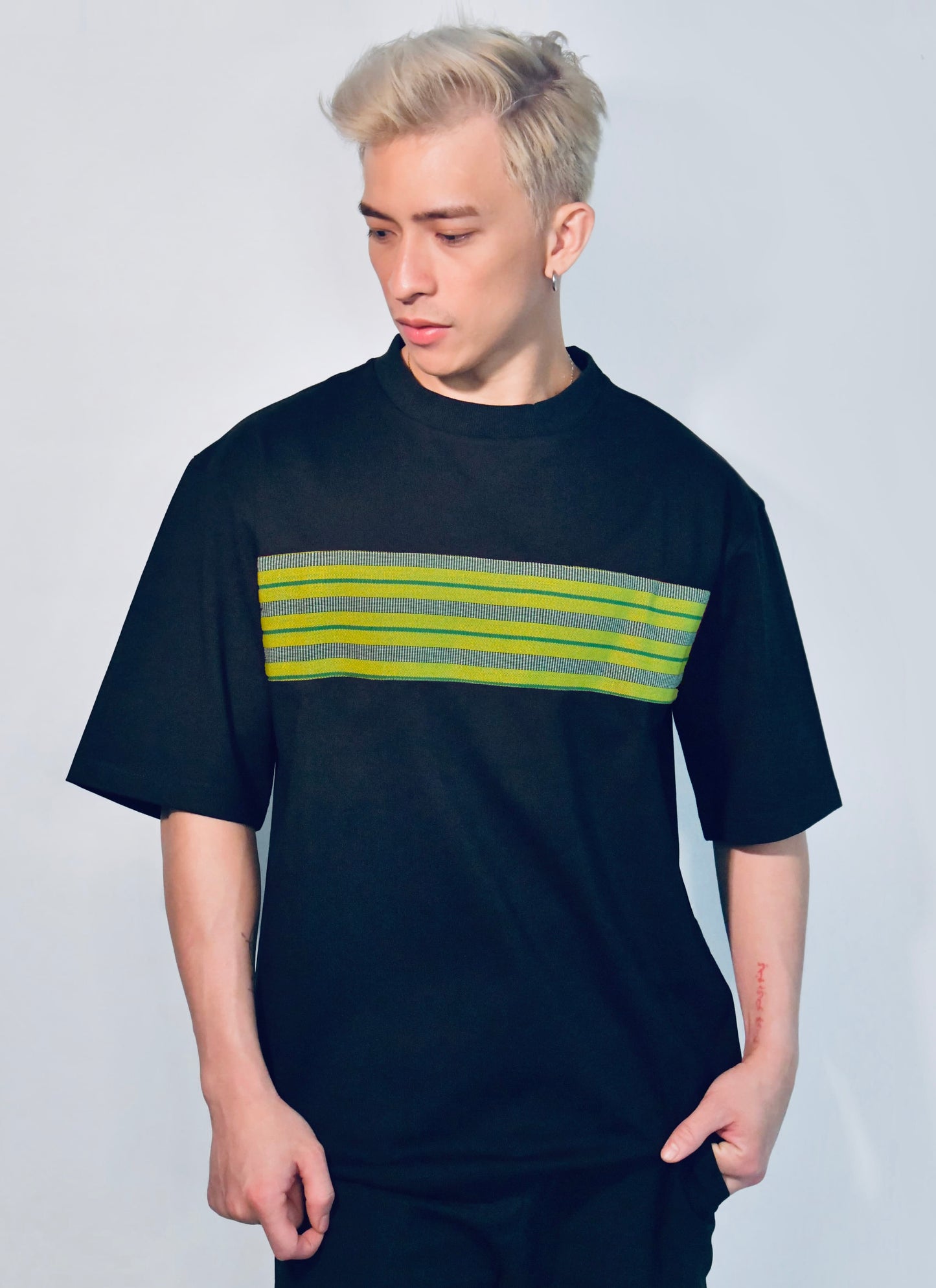 Everyday Edit Black | Yellow & Green Stripe