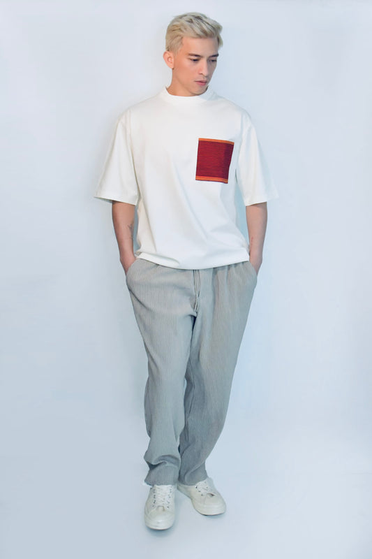 Everyday Edit Beige | Red and Orange Pocket